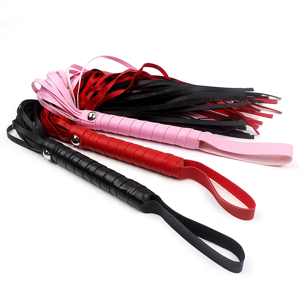 Flogger PU Leather Sex Whip Adult Games Spanking Paddle Bondage BDSM Sex Toys For Couples Fetish Sexy Knout